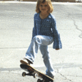 Anna - Skateboarding