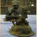 河東堂獅子博物館-明清器蓋銅獅鈕(103)