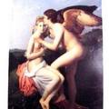 　　很喜歡這幅畫，我把它貼在書房時時欣賞。

　　這是希臘神話中的「丘比特與賽姬」。
