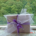  生日前夕摯友為我寄來禮物 
 優雅的淡紫色包裝 內心除了感動欣悅
 真是捨不得拆封  當絕版的EAGLE DVD 呈現眼眸時
 真是喜不自勝！ 
