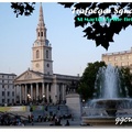 特拉法加廣場（Trafalgar Square）的建造是為了紀念特拉法加大海戰（Battle of Trafalgar）：1805年10月21日，英國皇家海軍，以少勝多，徹底摧毀了拿破崙的法國和西班牙聯合艦隊。英國海軍司令威爾遜上將（Nelson），在戰役快結束時，身中流彈陣亡，從此被譽為英國的民族英雄，他的雕像豎立在特拉法加廣場。