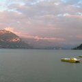 黃昏的安錫湖，湖面蕭瑟