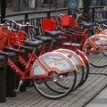遍佈市區內各重要地點的腳踏車租車點