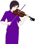 拉提琴的女人