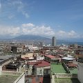 Naples with Mt Vesuvius in the background