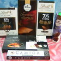 瑞士Lindt各種純度巧克力／馬來西亞Beryl's等