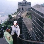千禧年的八達嶺長城，我爬了四個小時到達的烽火台