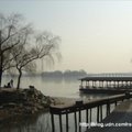 北京的北海園林水塏
