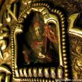 藏傳文物：喇嘛的面龕，藏銀（白銅）蓮生大士隨身佛嘎屋-6