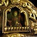 藏傳文物：喇嘛的面龕，藏銀（白銅）蓮生大士隨身佛嘎屋-9
