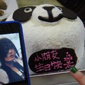 小朋友跟熊貓蛋糕2