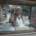 上海市井賣餛飩的姥姥