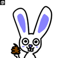 中秋兔大頭貼系列－白目兔