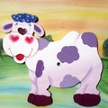 木器彩繪－乳牛