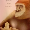 「想不到，大猩猩很疼小星星」～此句話摘自貝拉的童書，哈哈哈！