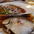 清蒸+辣味鯧魚