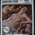 布吉納法索郵票---維納斯與戰神