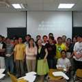 960525雪麗為華梵的第一批教學助理，進行教學檔案製作的培訓課程