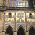 布拉格聖維特大教堂~色彩繽紛的壁畫