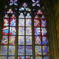布拉格聖維特大教堂~玻璃花窗2
