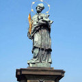 布拉格查理大橋~聖約翰波尼克雕像