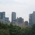中央公園周圍的高樓建築物都很有特色