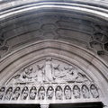 華爾街三一教堂大門雕飾
