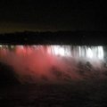夜晚的尼加拉大瀑布~燈光色彩繽紛