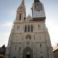大教堂是克羅埃西亞最大的一座宗教建築，哥德式的尖頂，高達105公尺