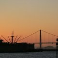 舊金山漁人碼頭的夕照