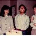 My course mate Huang Fu Chun and I were celebrating the same birthday although we were born in different year.