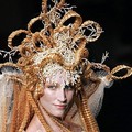 A model presents a creation by French designer Jean-Paul Gaultier during the Autumn/Winter 2005-06 Haute Couture collections in Paris.(AFP/Francois Guillot)