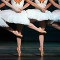 Dancers of the Pennsylvania Ballet perform during a dress rehearsal of Swan Lake at the Festival Theatre in Edinburgh, Scotland August 15, 2005. REUTERS/Jeff J Mitchell