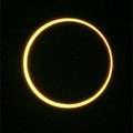 The sun is seen blocked by the moon during a solar eclipse seen in Rio de Onor, Braganca, northern Portugal