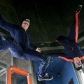 The purpose-built indoor skydiving tunnel is the first of its kind in Britain, and allows enthusiasts to practise free-falling and sky-diving manoeuvres. (AP Photo/Tim Ockenden, PA)