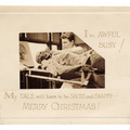 Christmas greeting card, school unknown, ca. 1920.