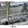 下雪的街景