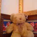 座位旁的泰迪熊熊