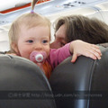 kid on the plane