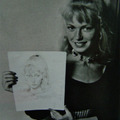希爾維特與畢卡索為她畫的肖像畫