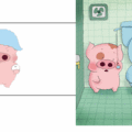 粉紅豬上廁所