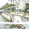 有人想不開往河裡跳喔? 不是啦，這是新加坡河邊的一座藝術雕塑啦！