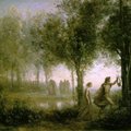 俄尔甫斯带领欧利蒂丝离开地狱-Jean-Baptiste-Camille_Corot