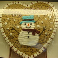 Metrotown Mall 裡糕餅店的可愛應景雪人蛋糕