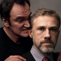 2010photos1-07-Director Quentin Tarantino with Inglourious Basterds actor Christoph Waltz. Photograph by Annie Leibovitz. Styled by Michael Roberts.