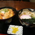 将八うどんと(將八烏龍) カツ丼セット(豬排蓋飯套餐)