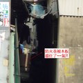 台南市永康區二王路155巷20弄的防火巷被木板檔起來