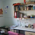 Lizzy's room- messy study area