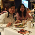 had dinner  with my colleague in Europe