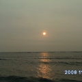 黃金海岸的夕陽
